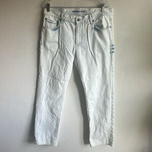 Vintage Y2K Express Denim White Jeans Size 34x32